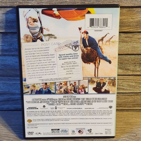 Blended DVD Movie Comedy Sandler Barrymore - Picture 2 of 4